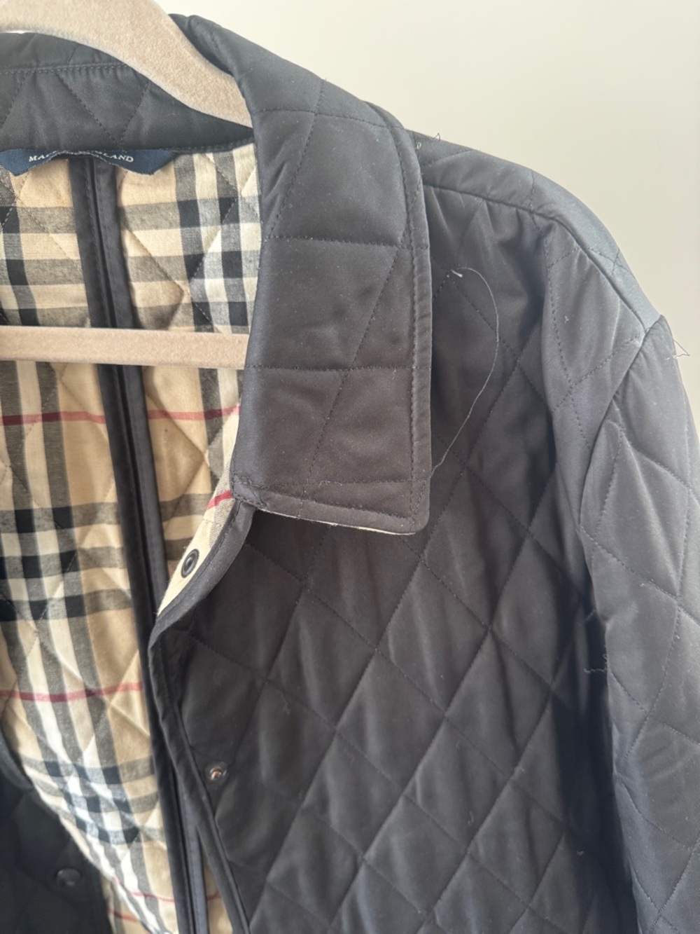 Vintage Burberry Britt Quilted Jacket Sz L - Picture 2 of 13